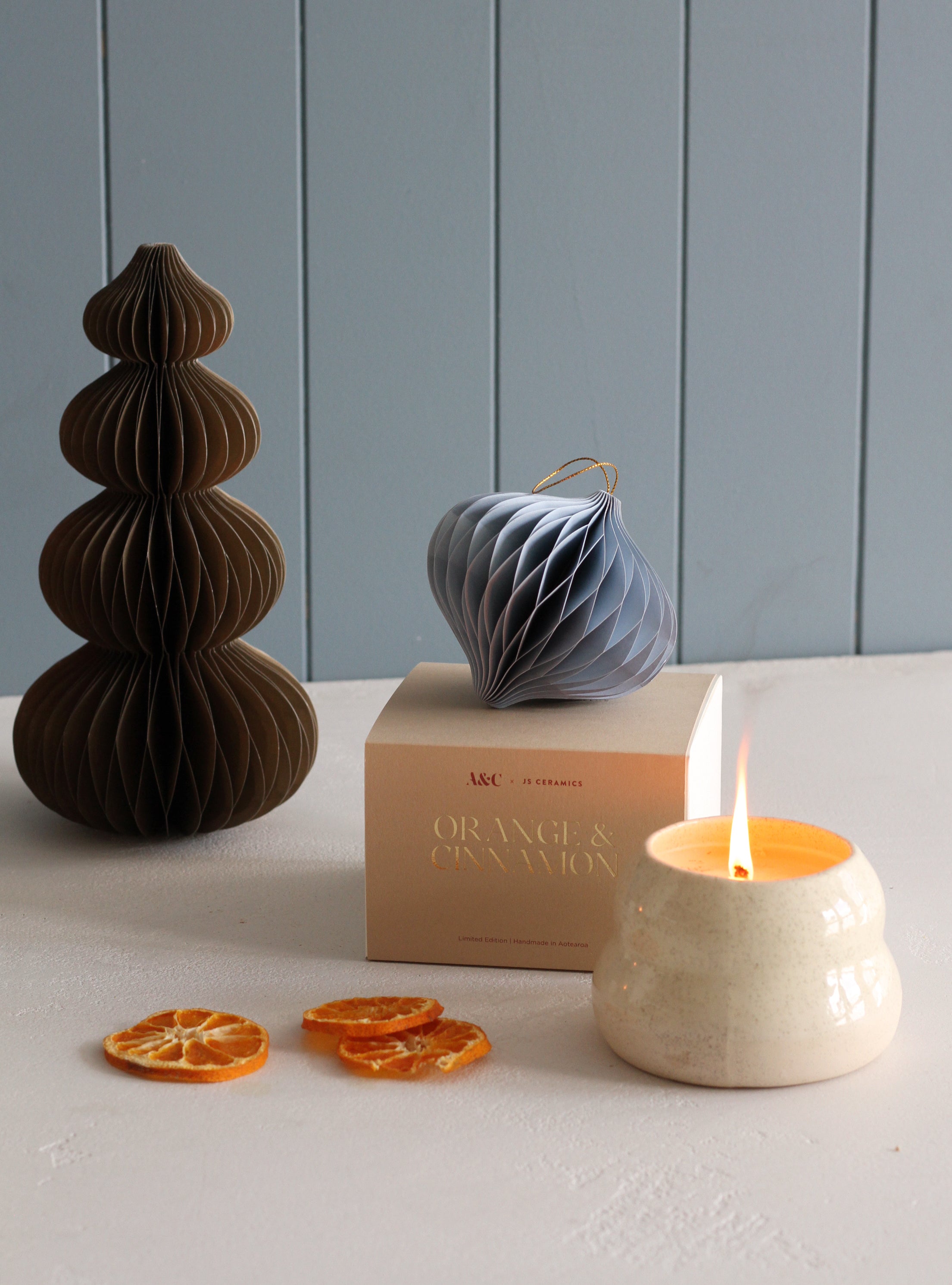 A&C x JS Ceramics: Signature Christmas Candles