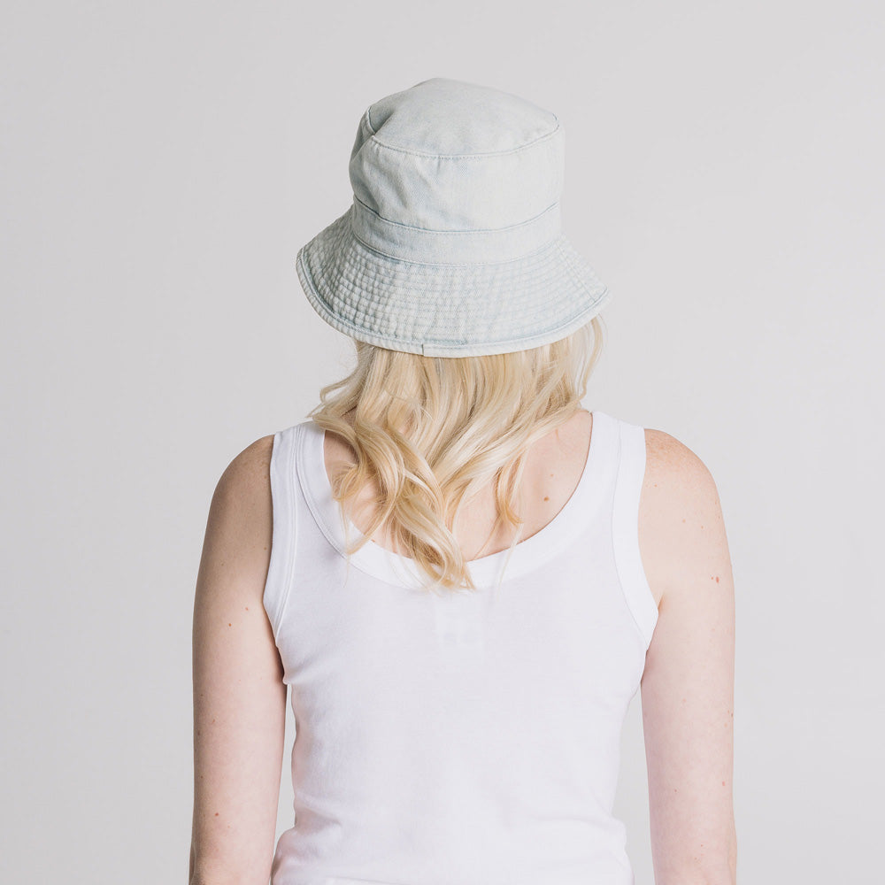 Denim Bucket Hat - Mid Blue