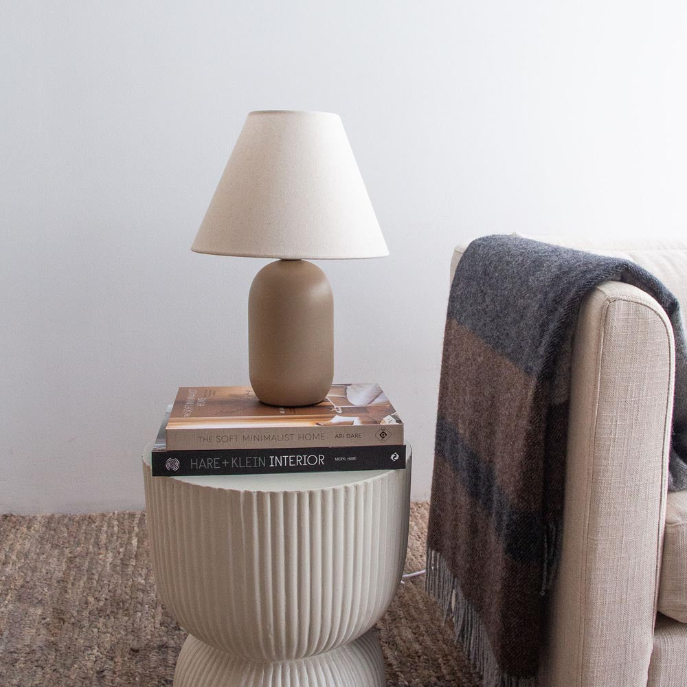 Archie Table Lamp - Taupe
