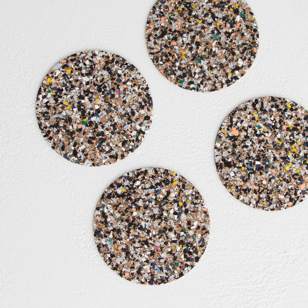 Beach Clean Round Coaster - Set of 4