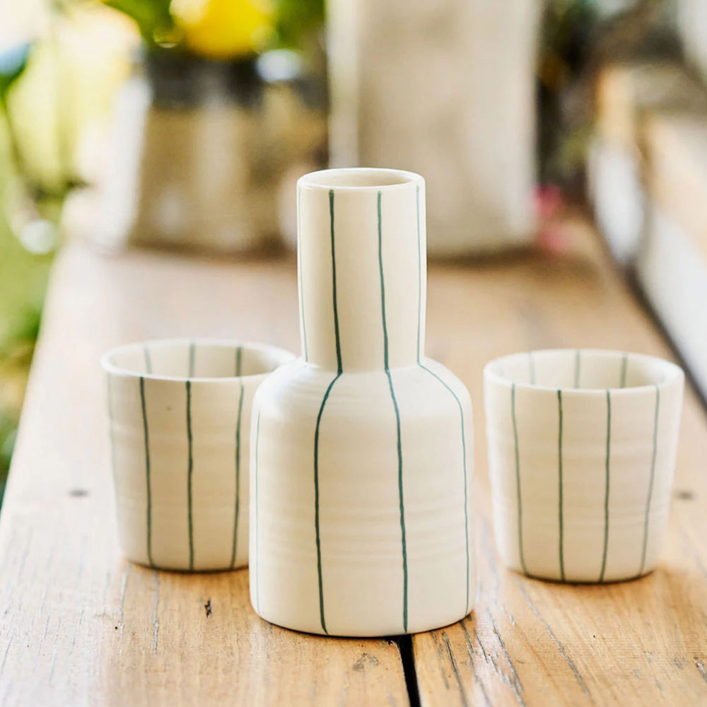 Coastal Junction Carafe & 2 Cup Set