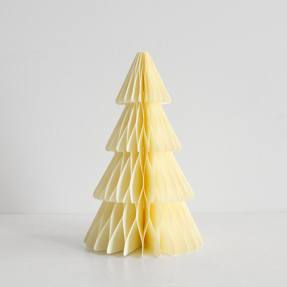 Standing Tree Decoration 30cm - Cream