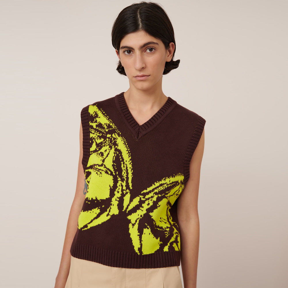 Wingspan Vest - Mahogany