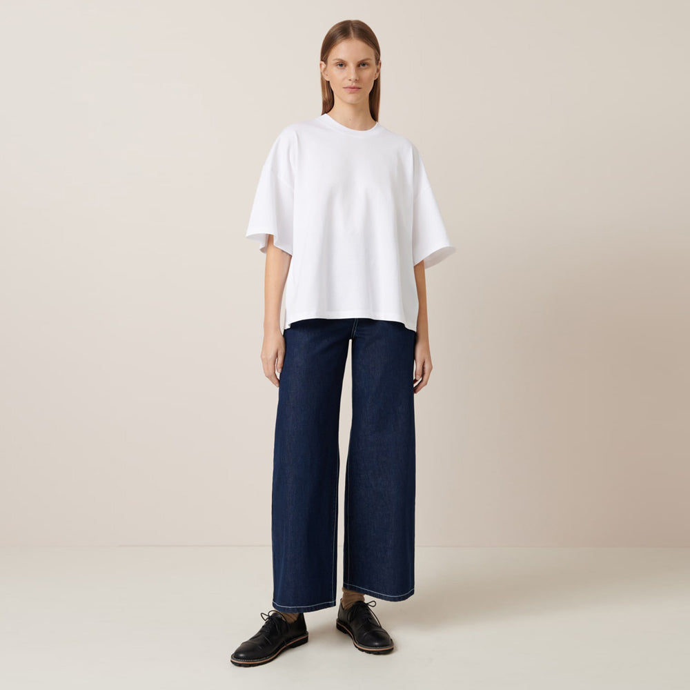 Oversized Boxy Tee - White