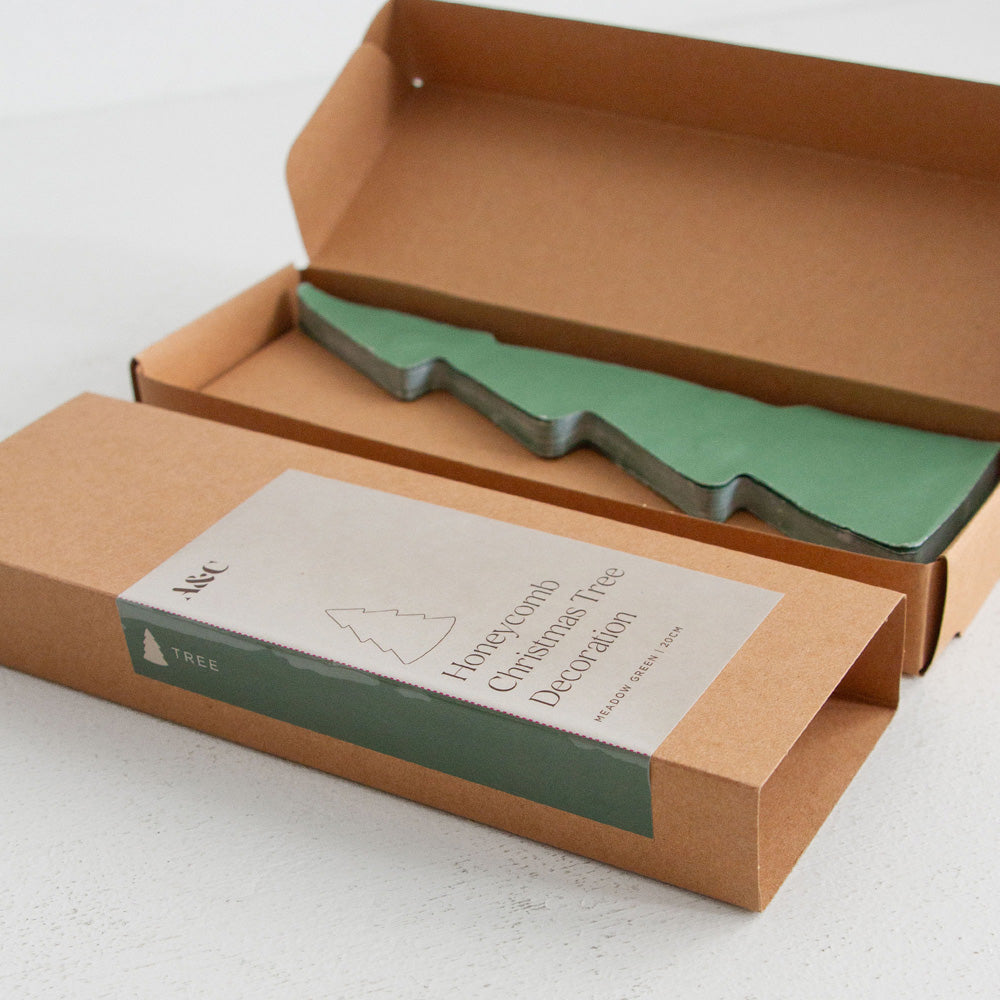 Standing Tree Decoration 20cm - Meadow Green