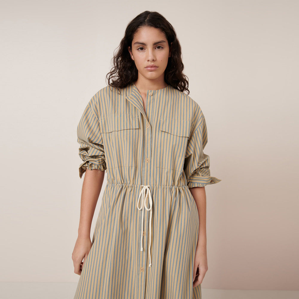 Array Dress - Double Pinstripe