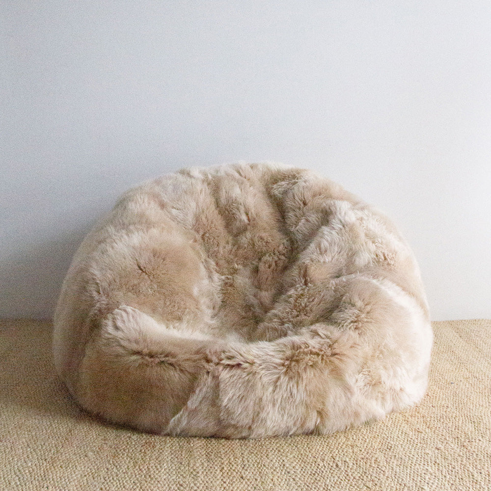 New Zealand Wool Sheepskin Beanbag - Nappa