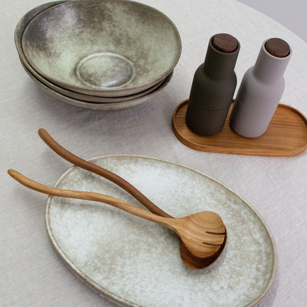 Stoneware Oval Platter