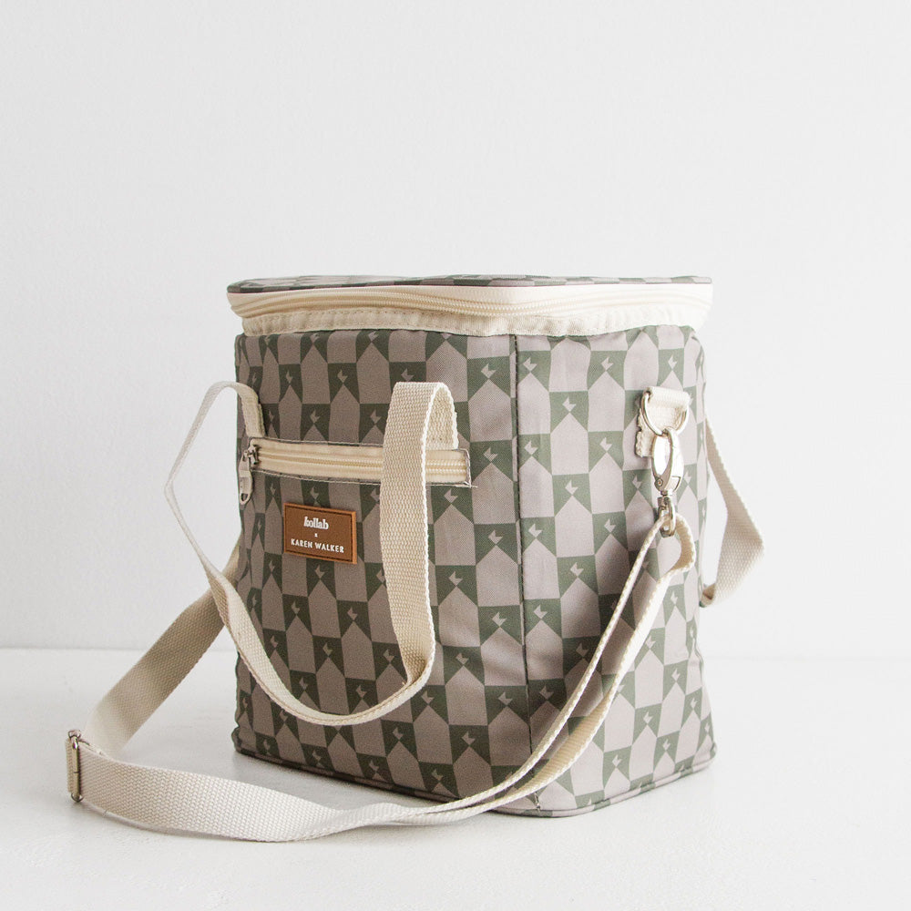 Karen Walker Mini Cooler - Sage Monogram