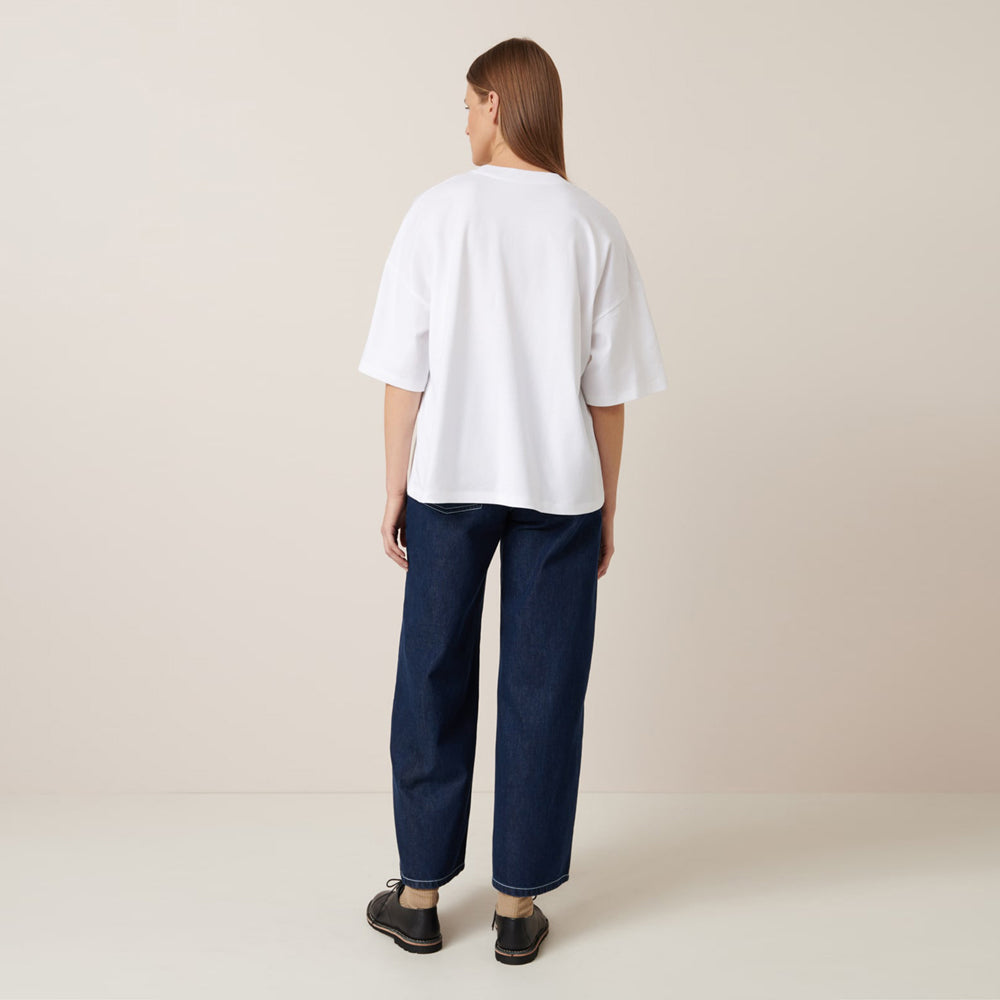 Oversized Boxy Tee - White