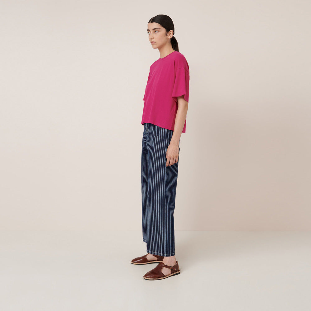 Light Boxy Tee - Magenta