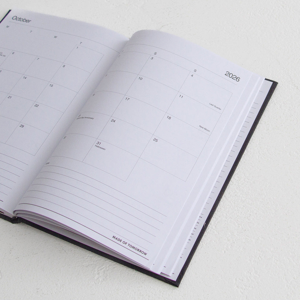 2026 A5 Weekly Diary - Liquorice