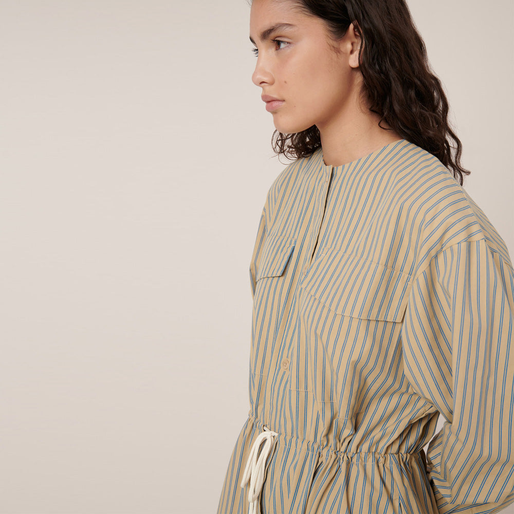 Array Dress - Double Pinstripe