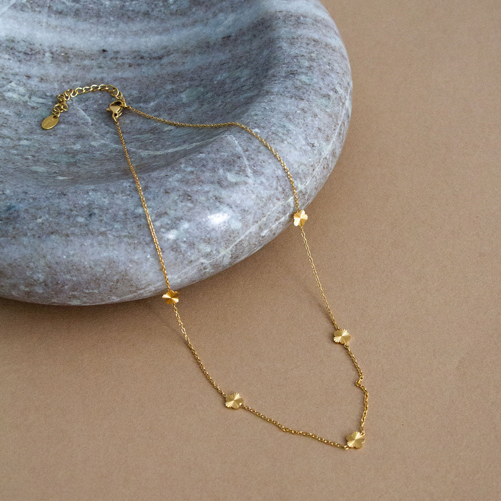 Clover Necklace - Gold