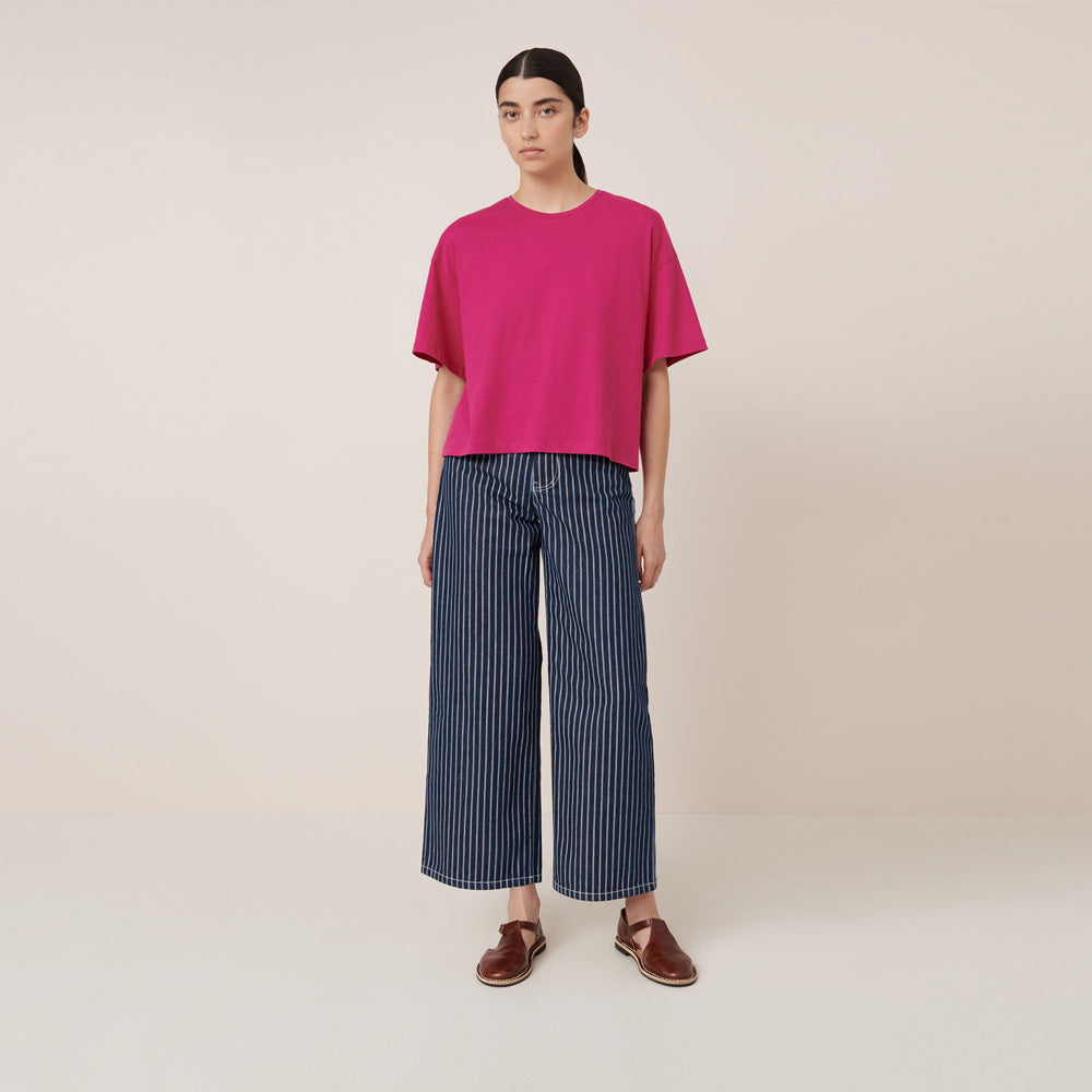 Light Boxy Tee - Magenta