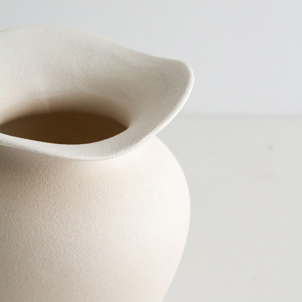 Florentina Vase - Small, Off White