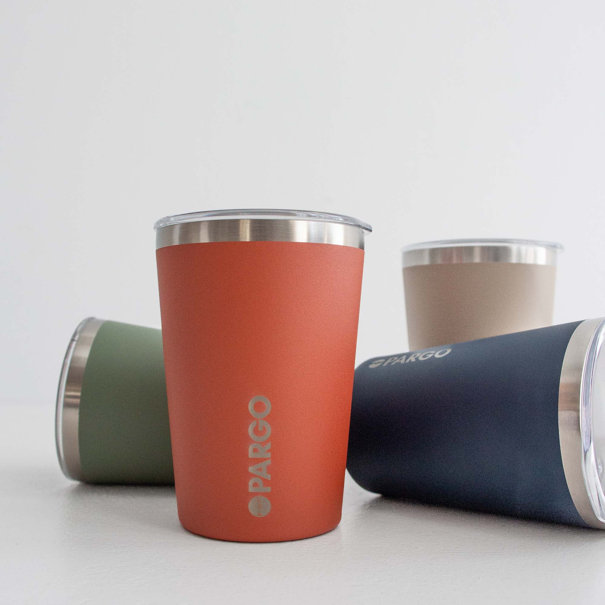 Insulated Coffee cup - Outback Red