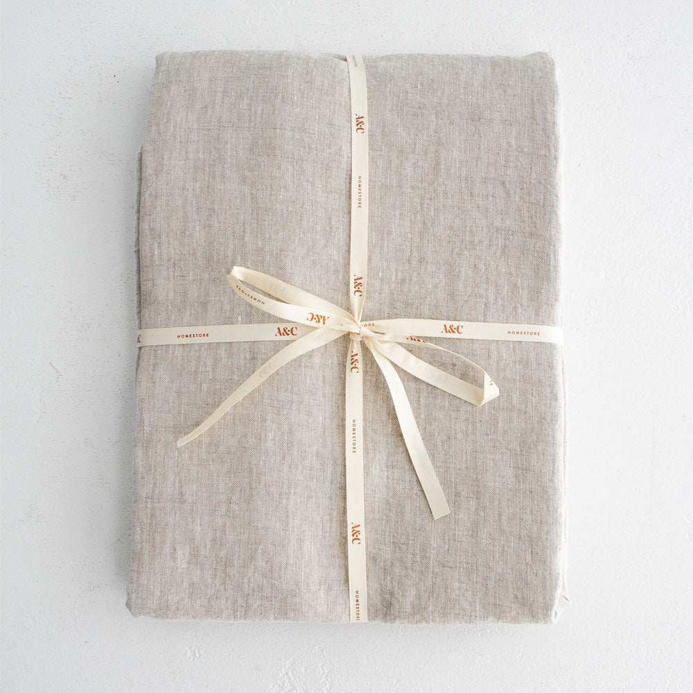 Linen Tablecloth - Oatmeal