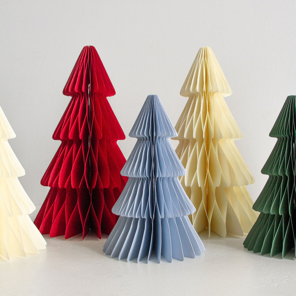 Standing Tree Decoration 20cm - Sky Blue