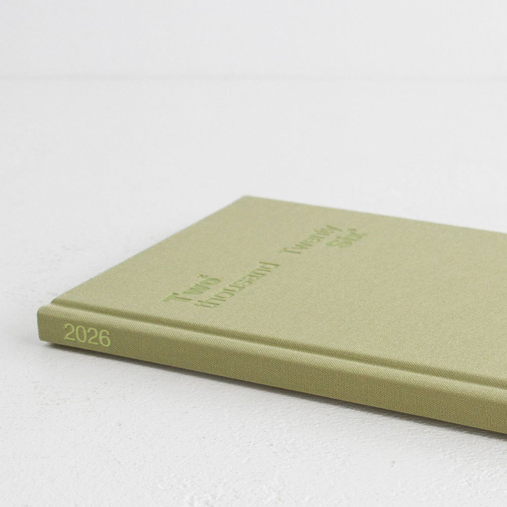 2026 A5 Weekly Diary - Matcha
