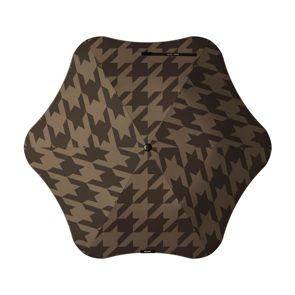 Blunt Metro Umbrella - Houndstooth Cocoa