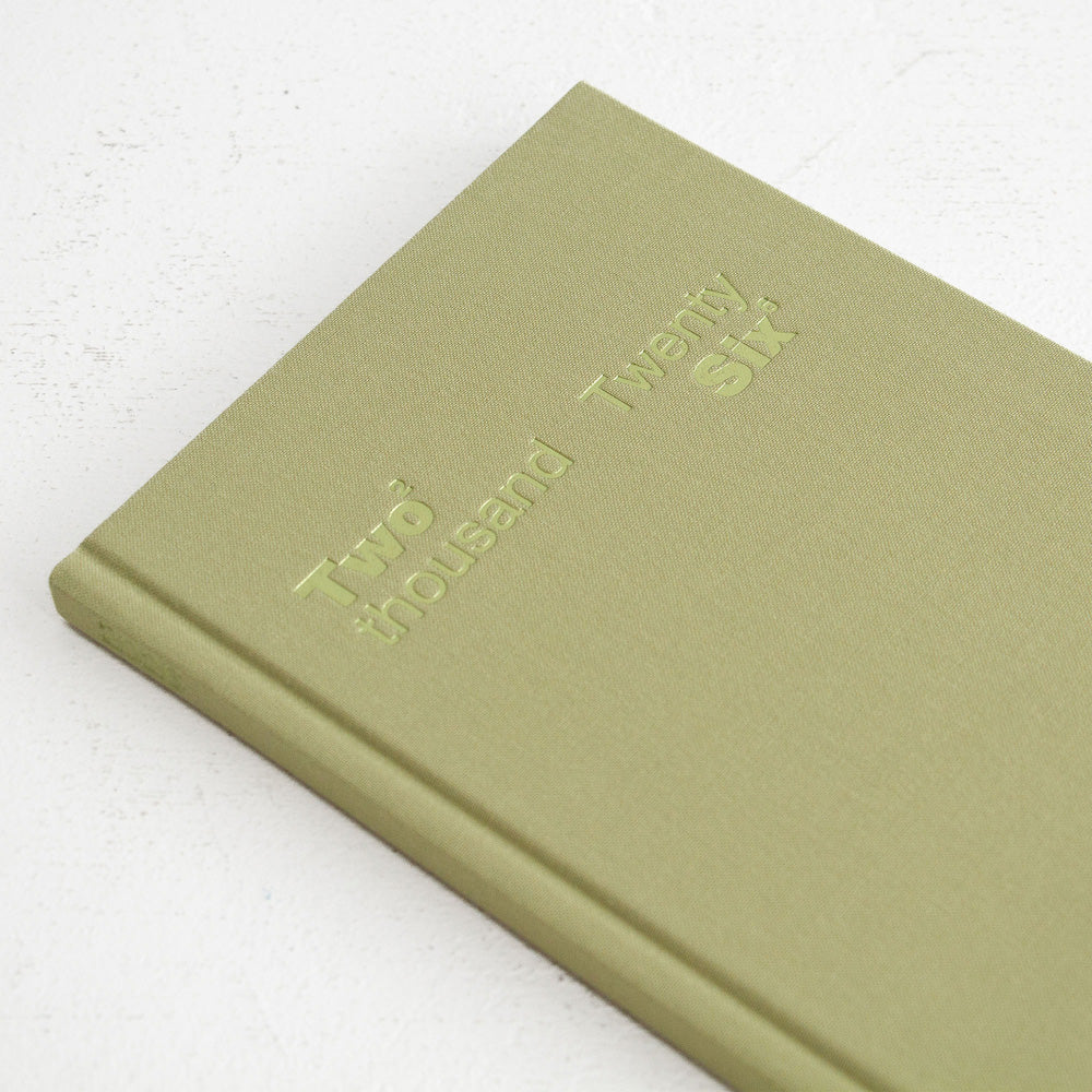 2026 A5 Weekly Diary - Matcha