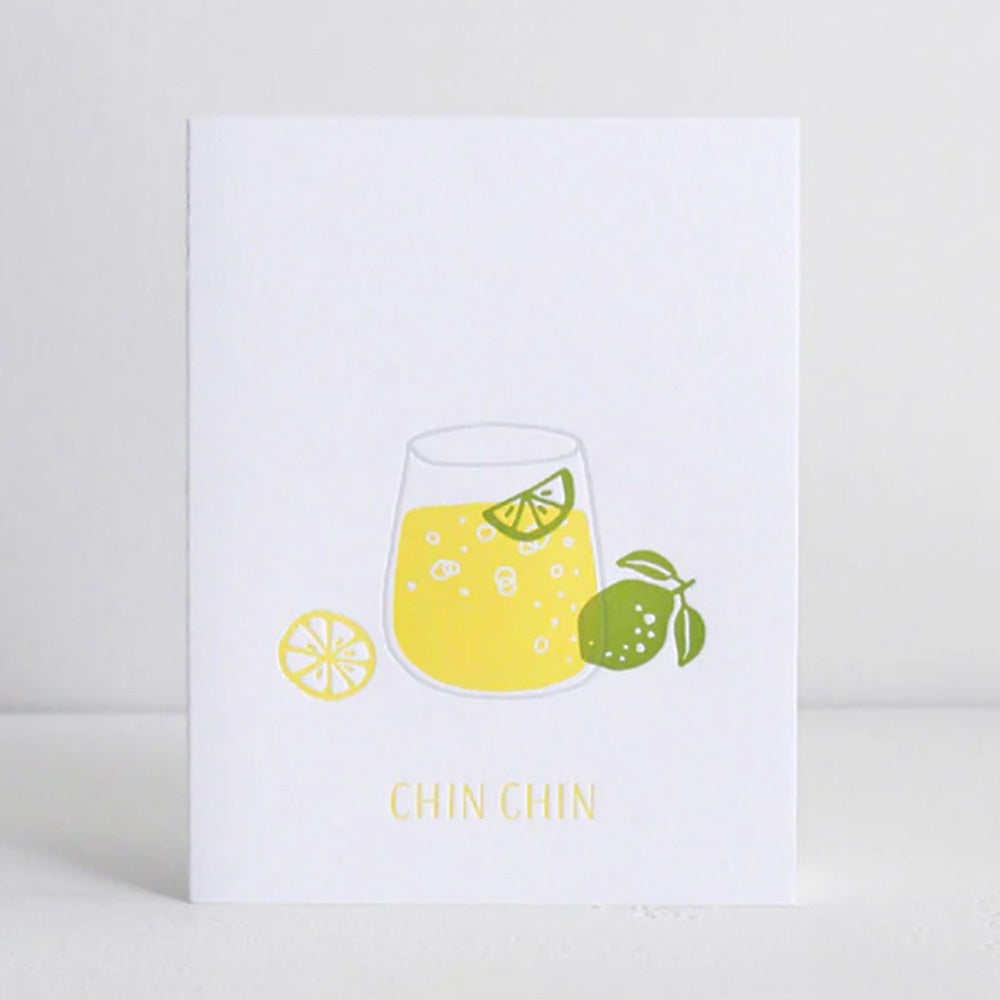 Chin Chin Greeting Card
