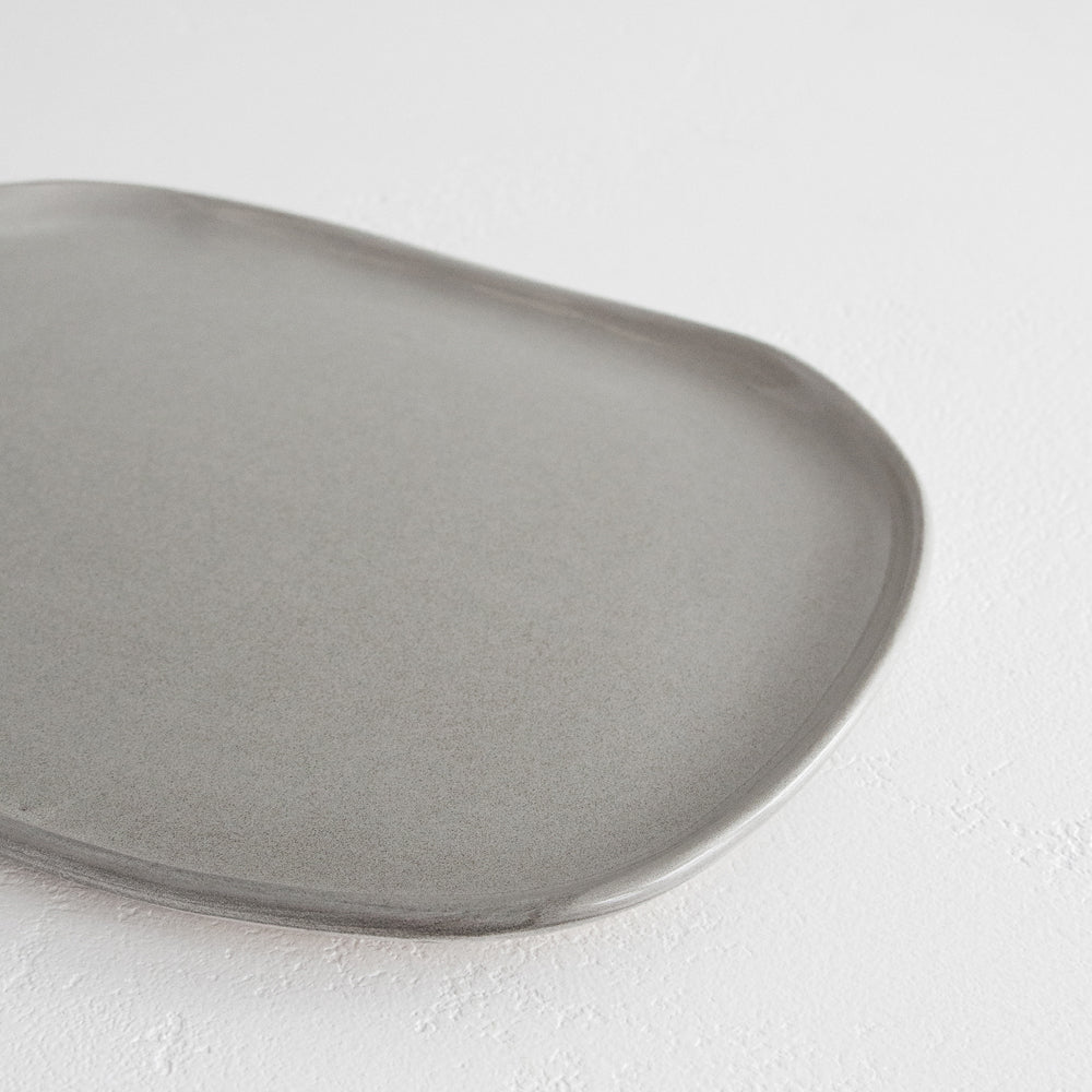 Oval Handmade Platter - Saltbush