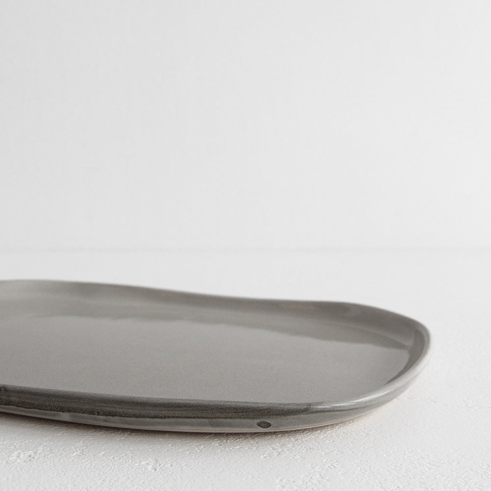 Oval Handmade Platter - Saltbush
