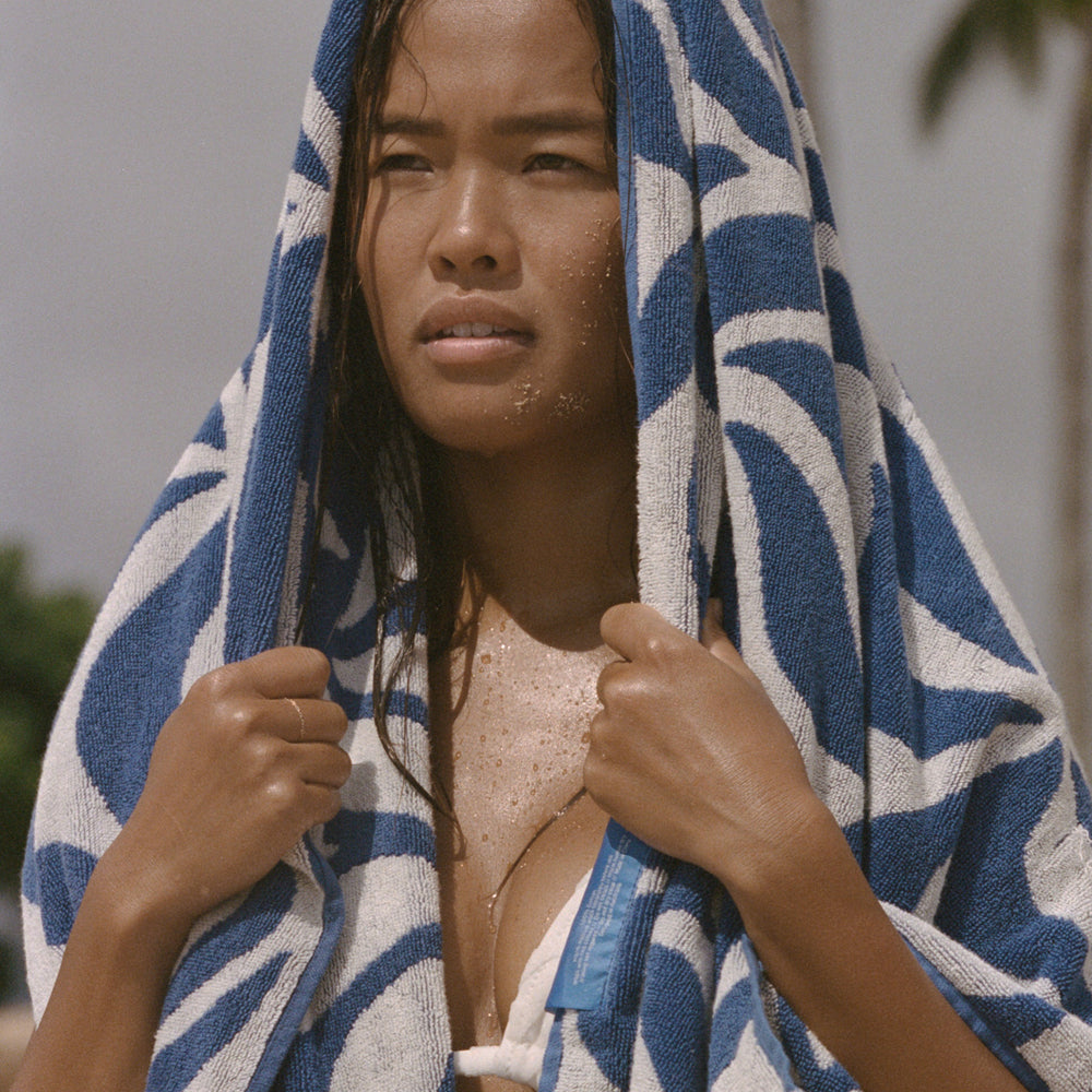 Kona Towel - Sea Blue
