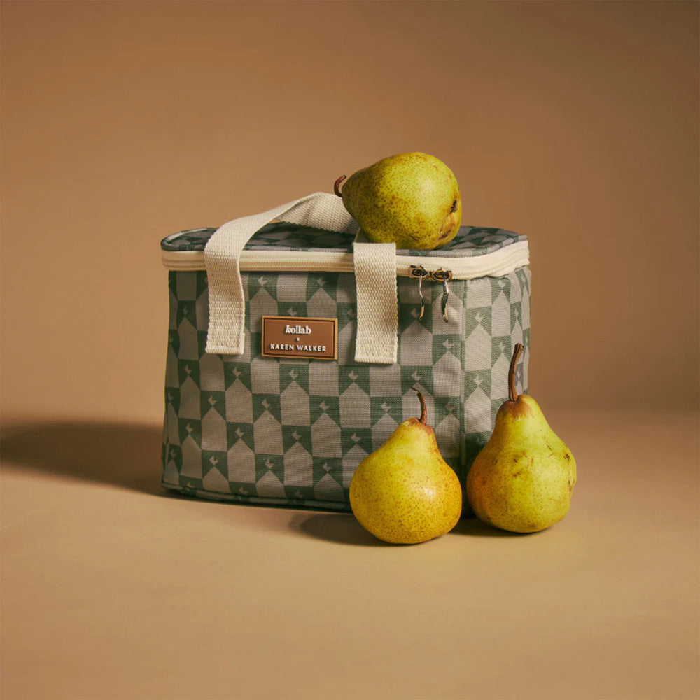 Karen Walker Lunch Box - Sage Monogram