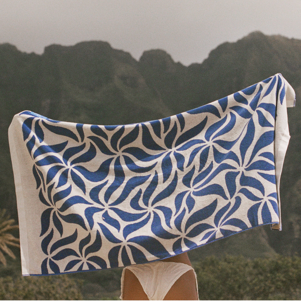 Kona Towel - Sea Blue