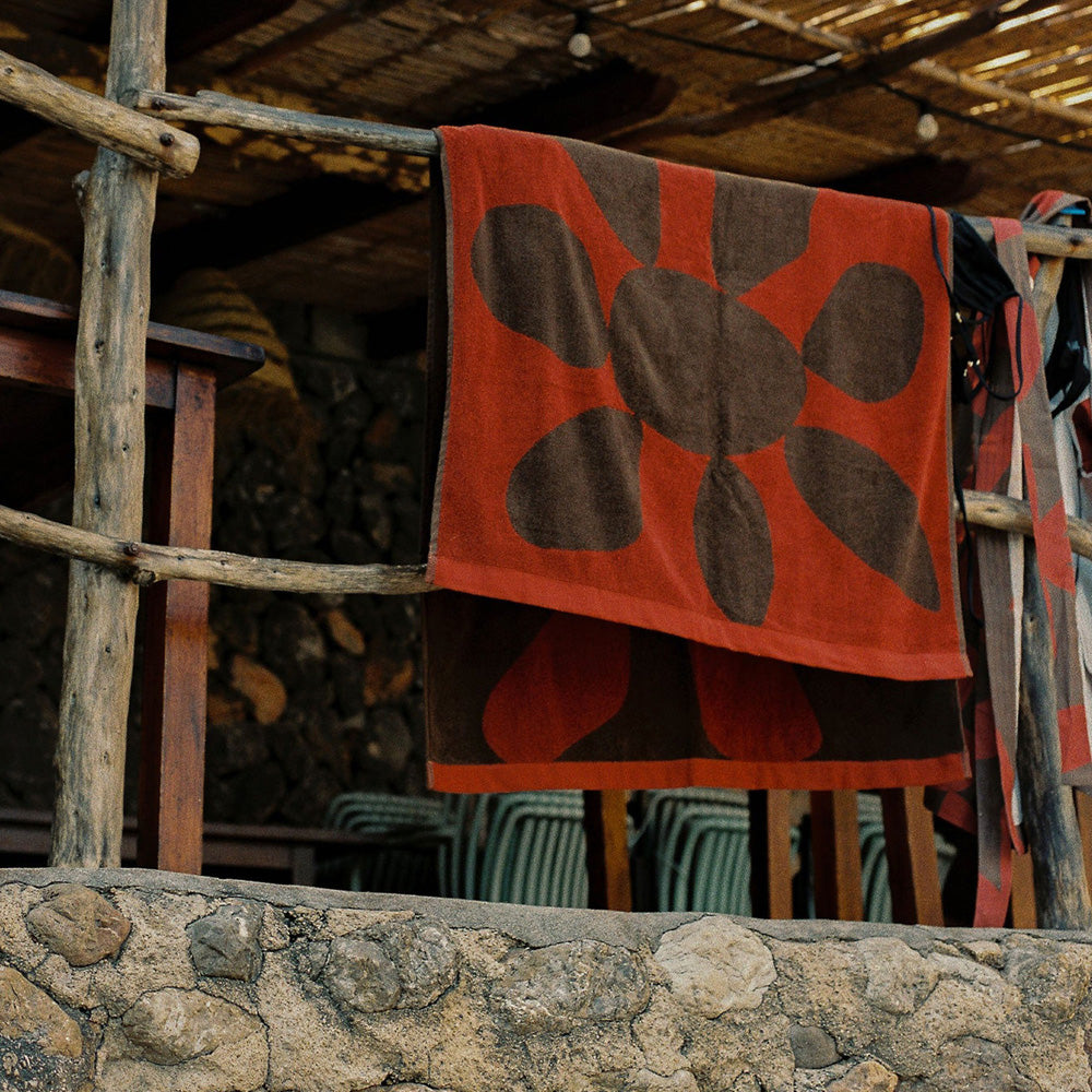 Calvi Towel - Red Ochre