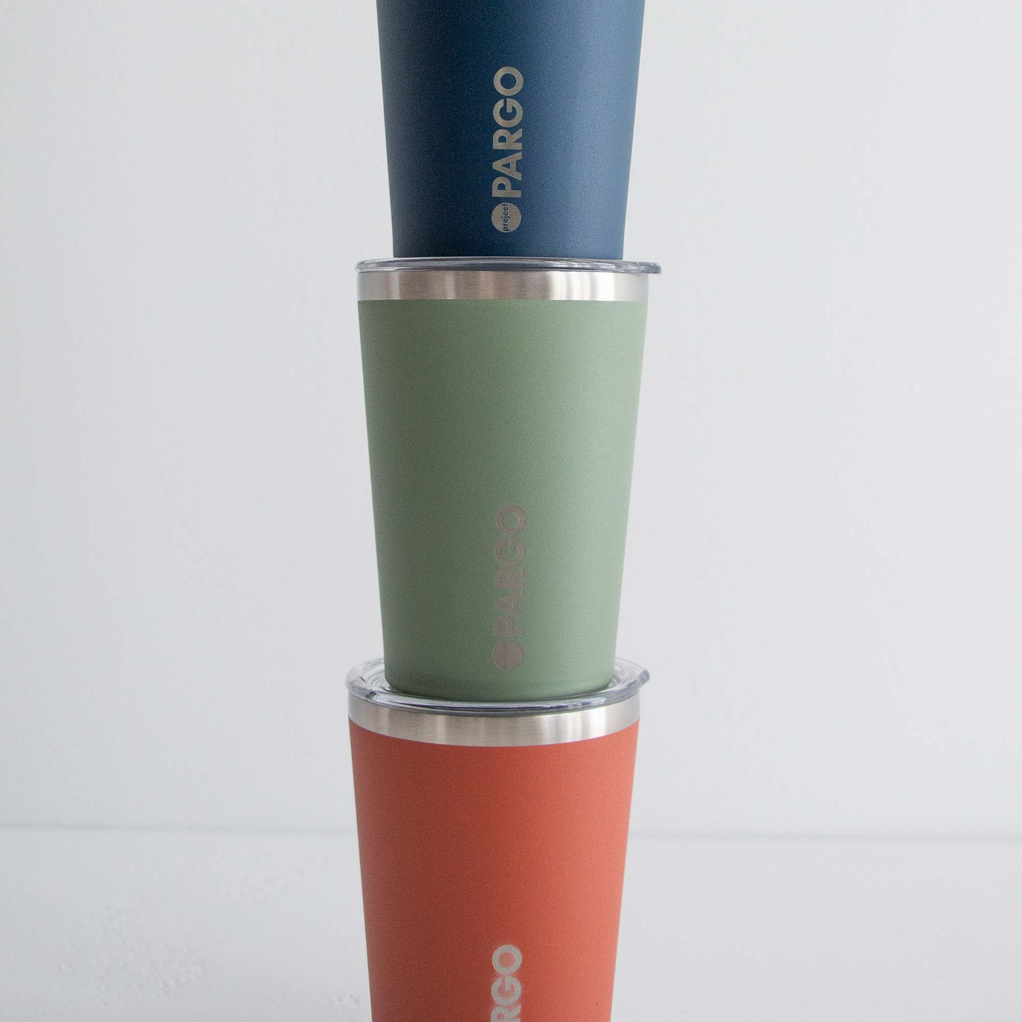 Insulated Coffee cup - Eucalypt Green