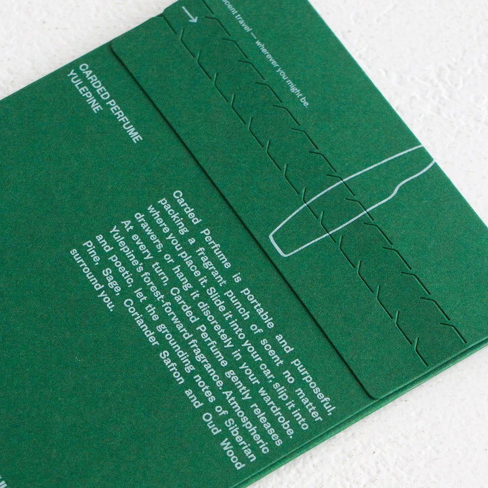 Ashley & Co Carded Perfume Scented Tag - Yulepine