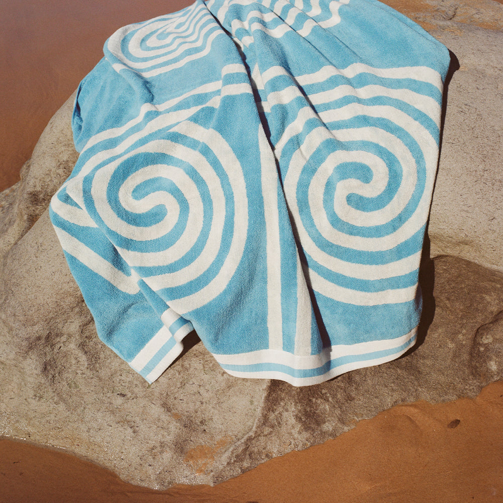 Sardinia Double Towel - Blue