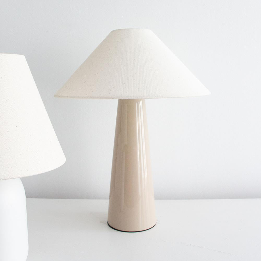 Taper Table Lamp - Taupe