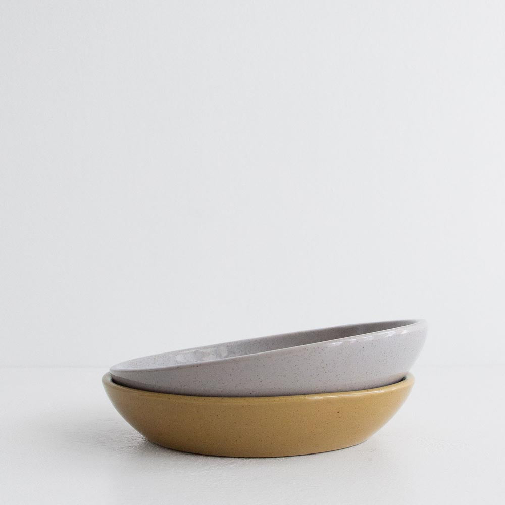 Freya Round Bowl - Mustard