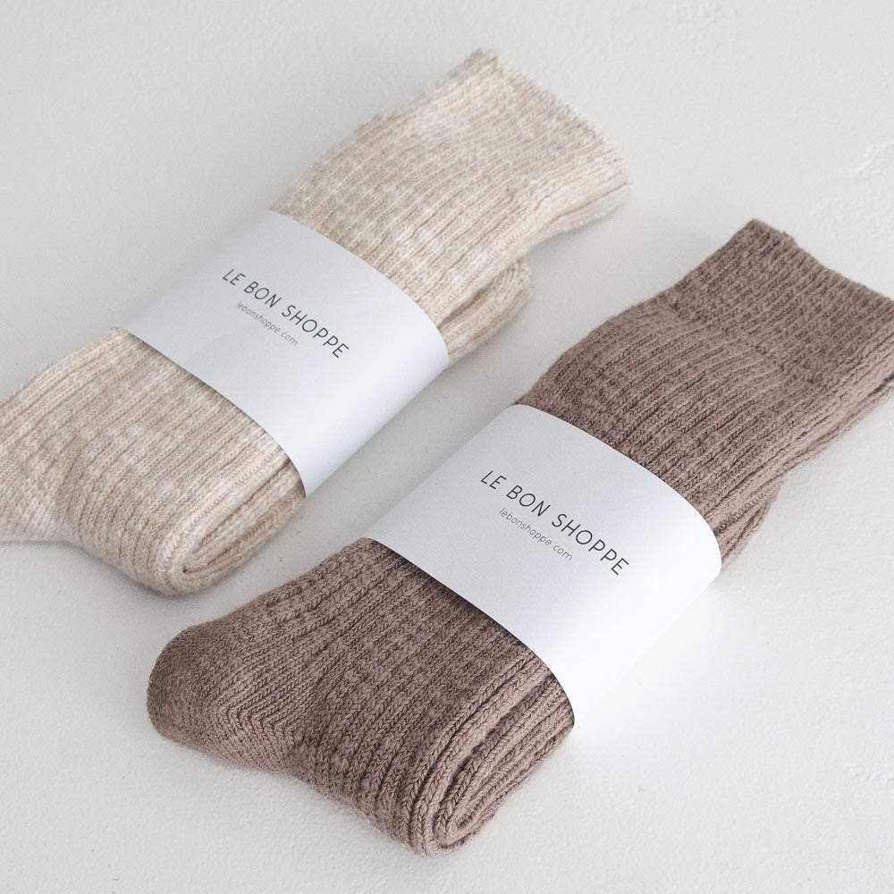 Cottage Socks - Flax