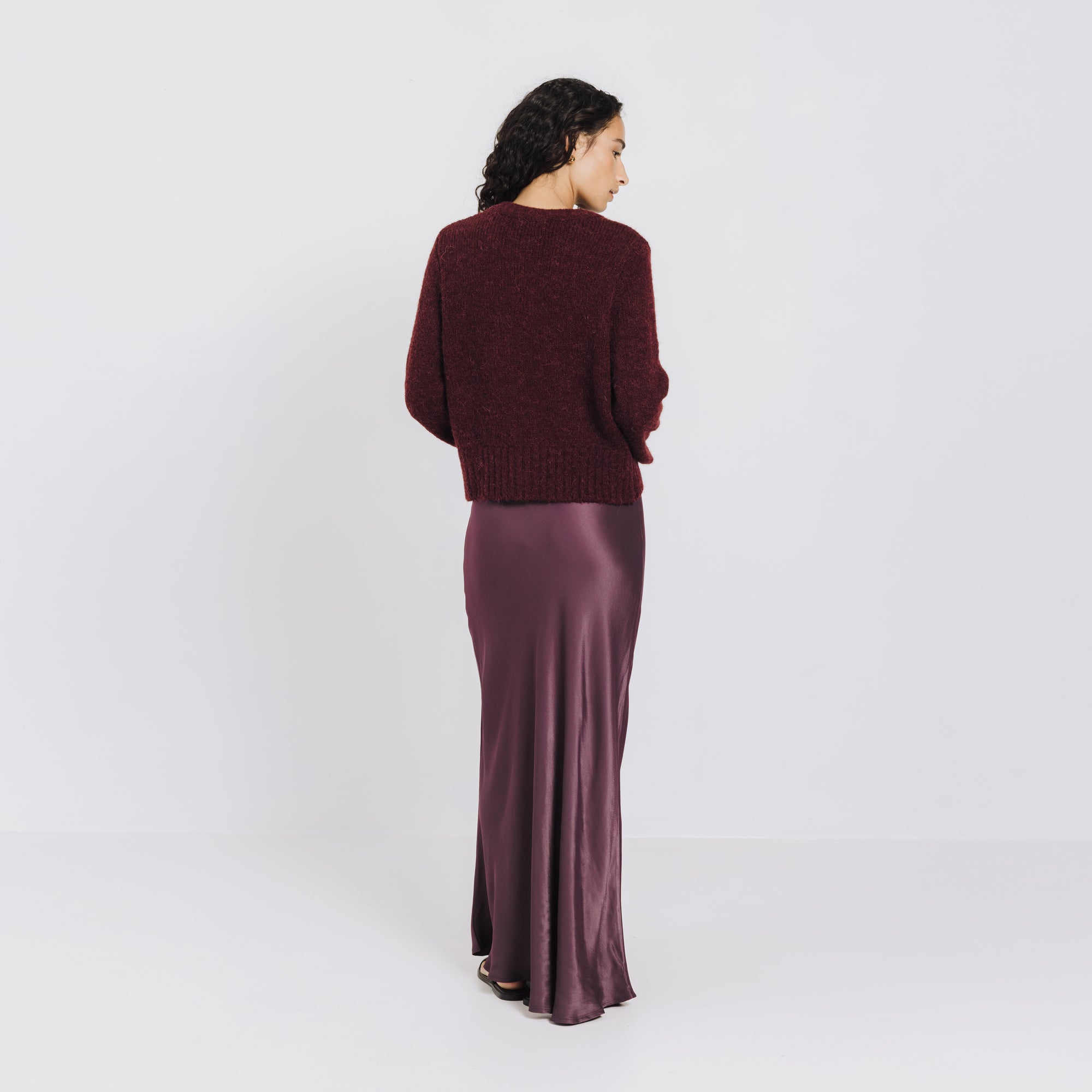Greta Skirt - Merlot