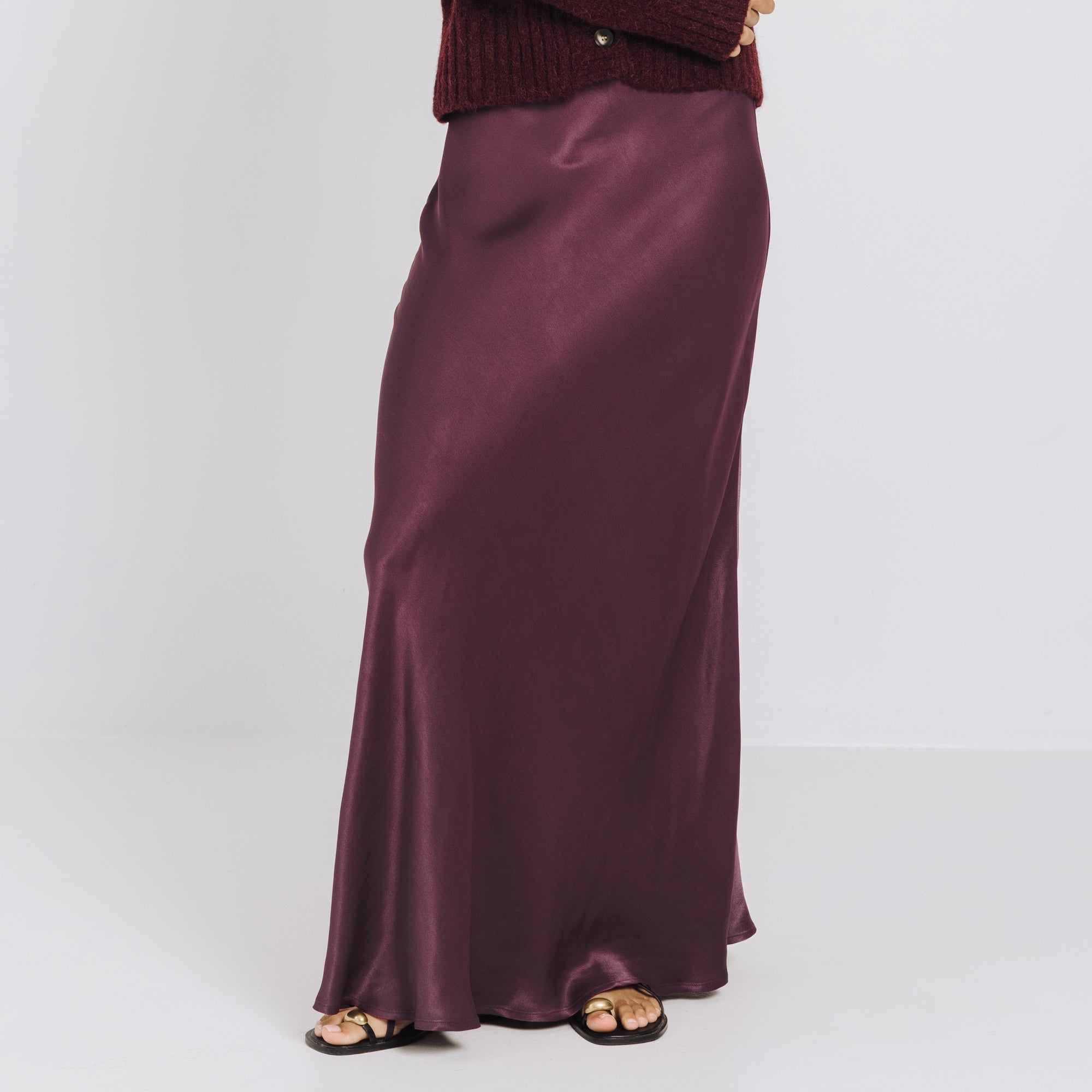 Greta Skirt - Merlot