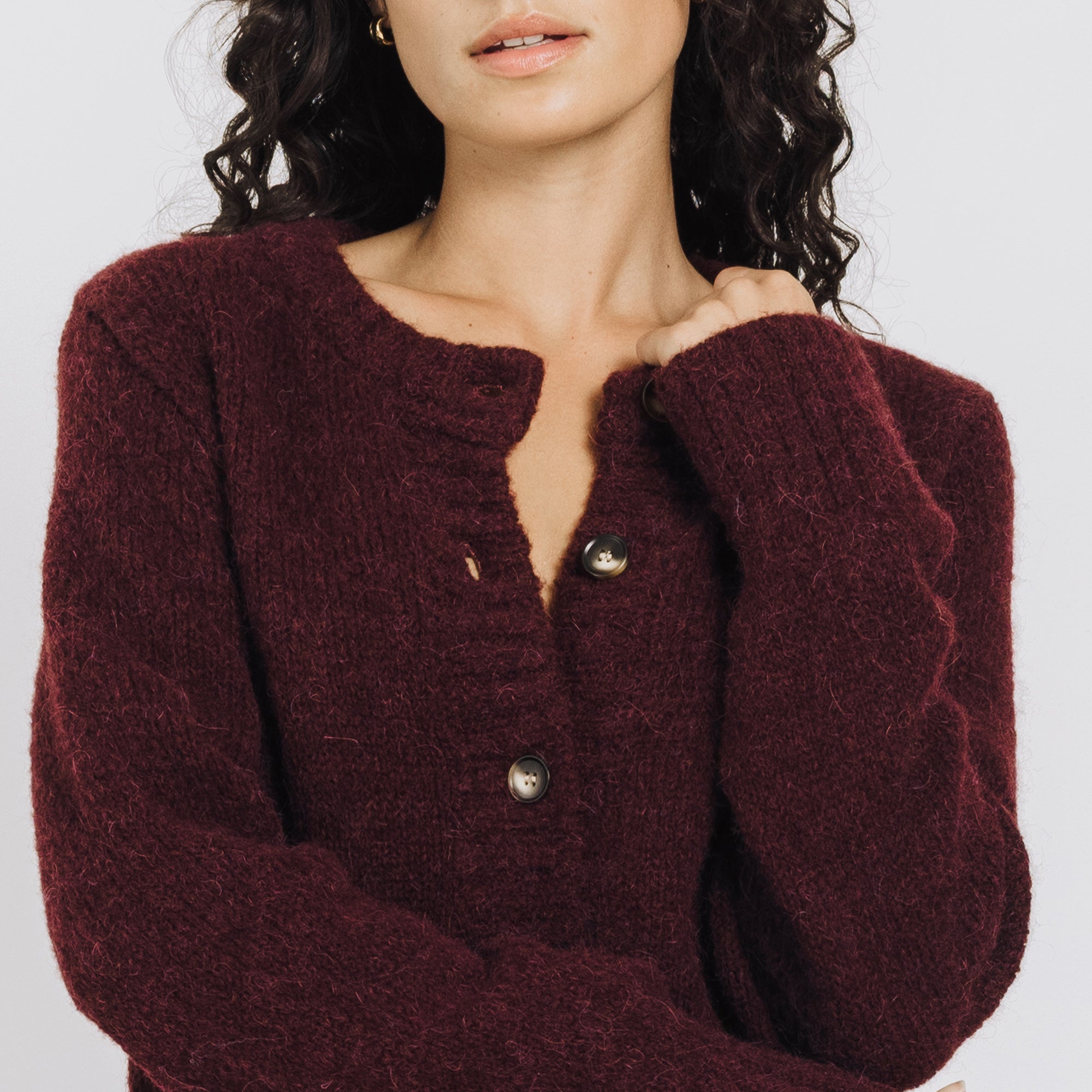 Penny Cardigan - Grenache