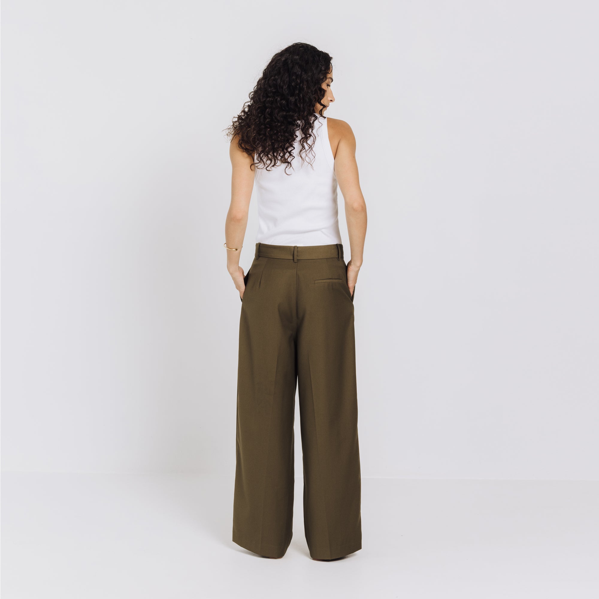 Margot Trouser - Dark Olive