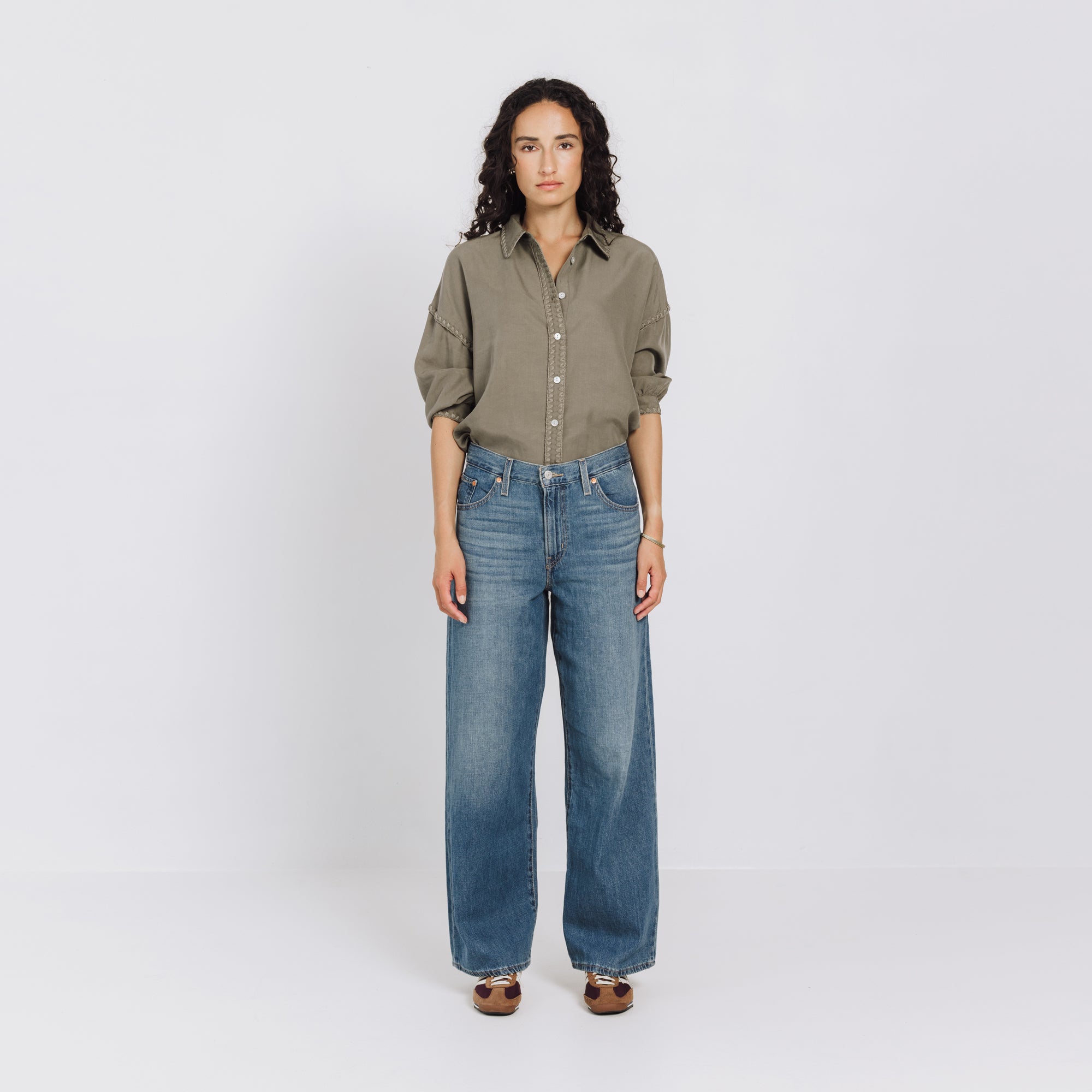 Georgia Blouse - Khaki