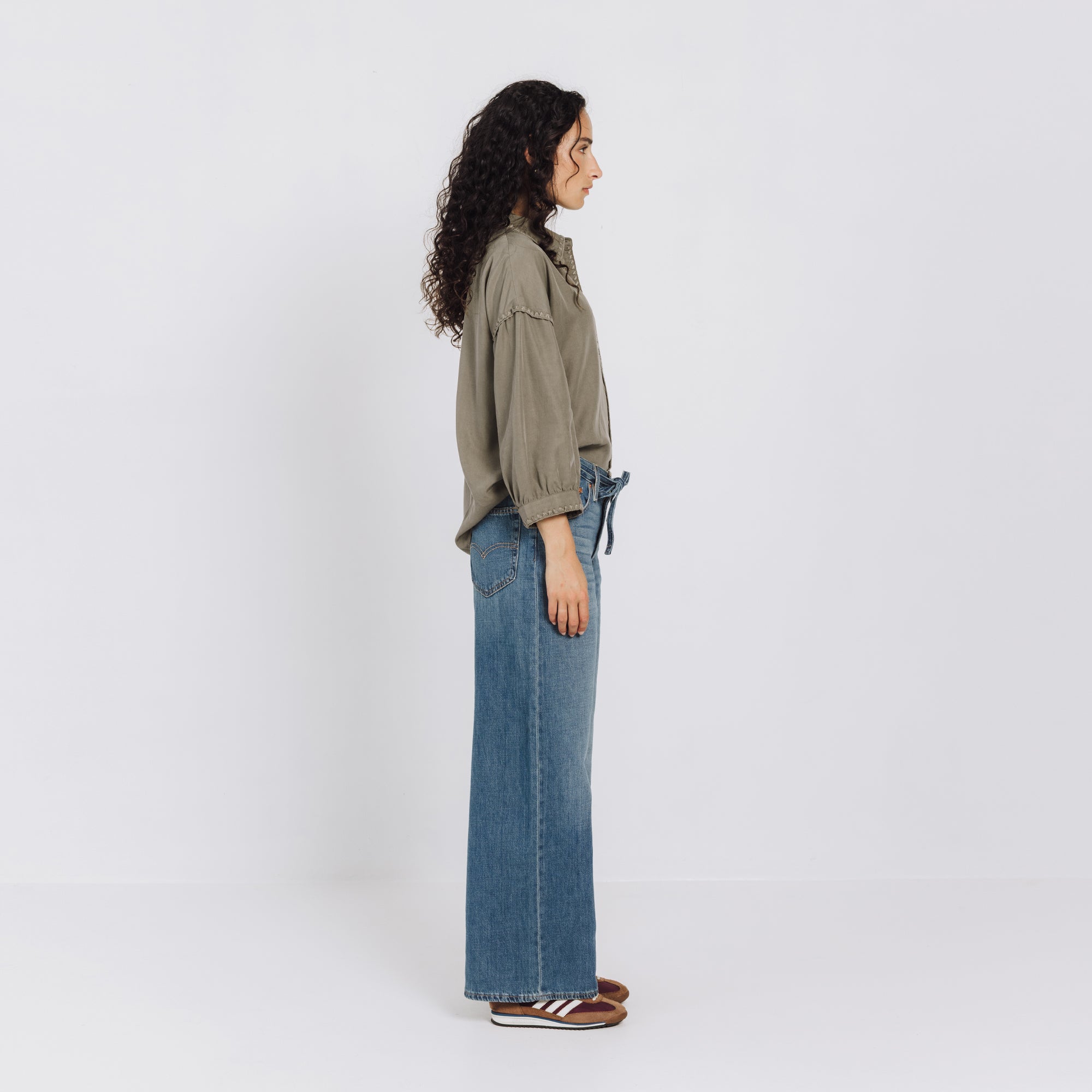 Georgia Blouse - Khaki