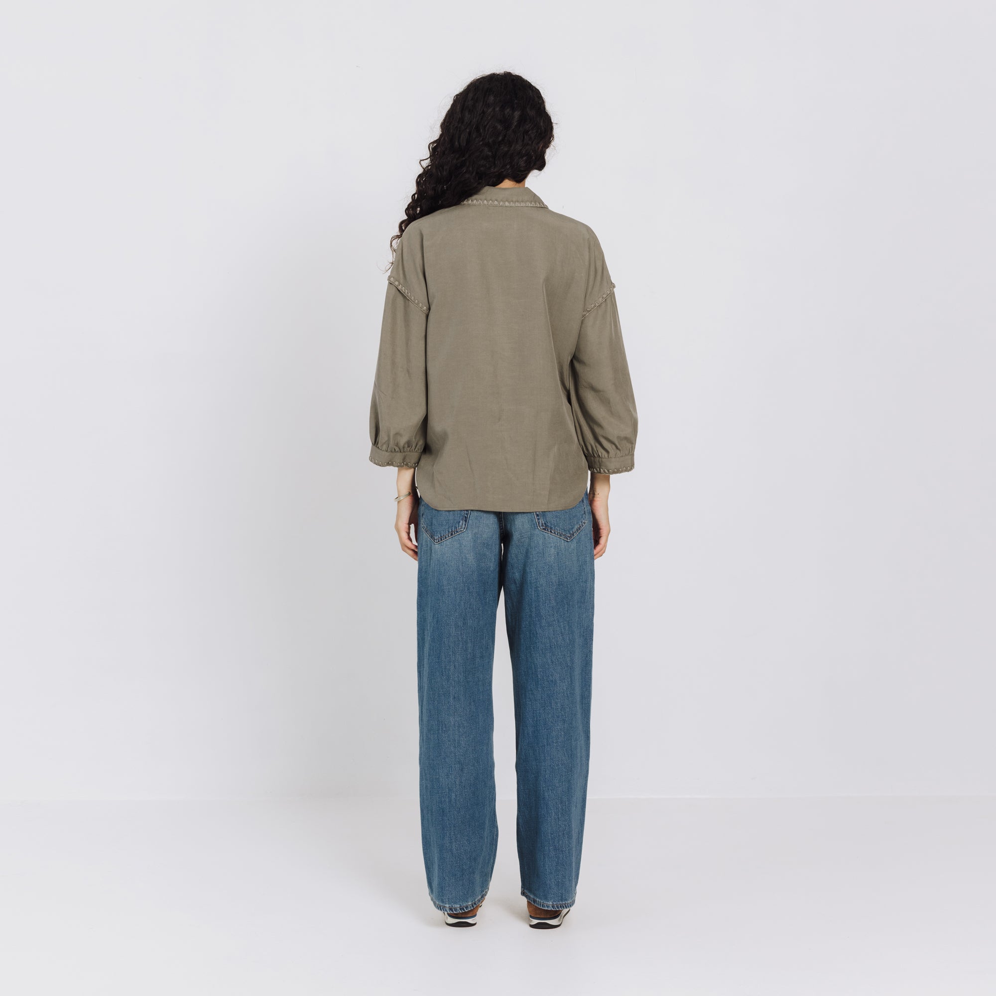 Georgia Blouse - Khaki