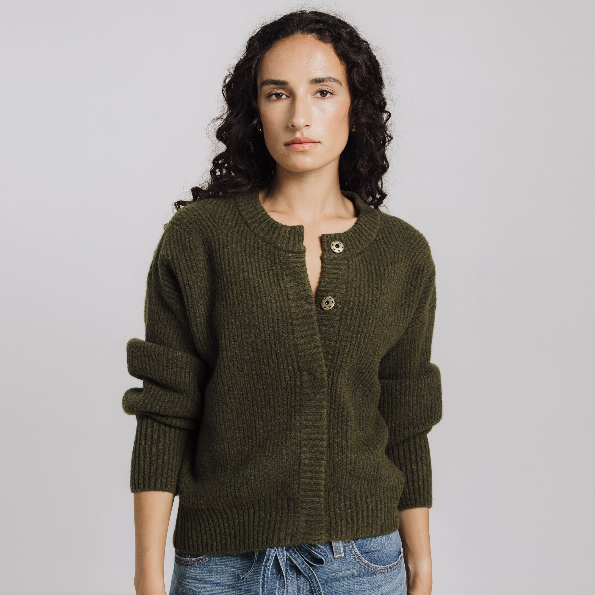 Anna Cardigan - Olive