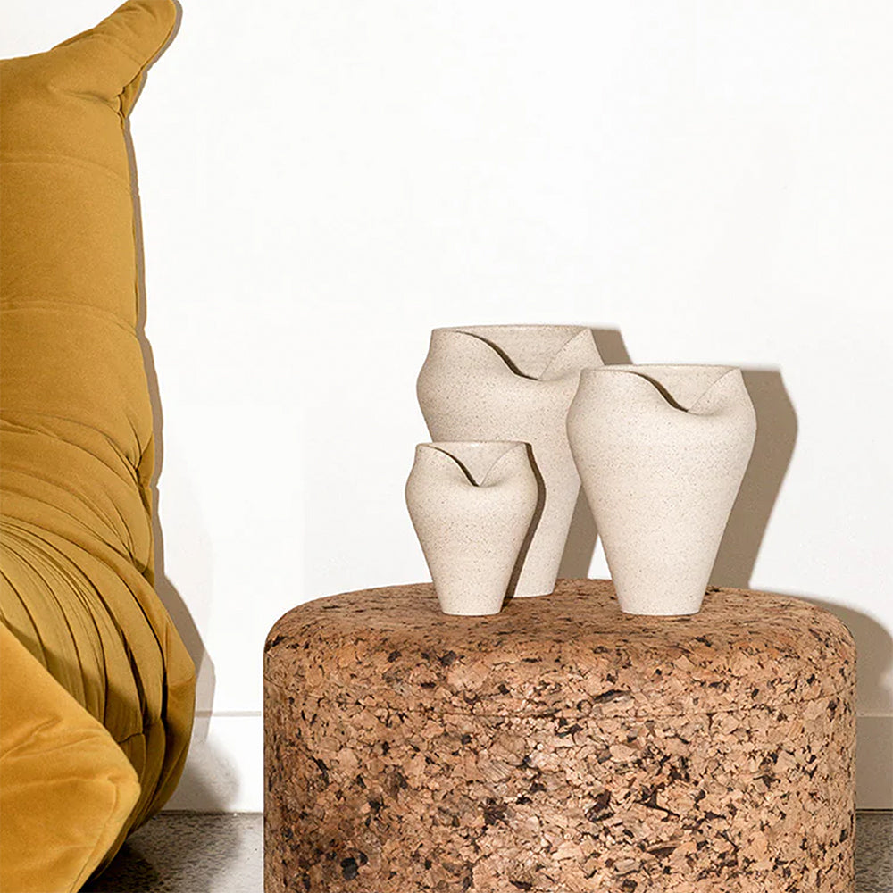 Author Ceramic Coastal Pillow Vase - 18cm