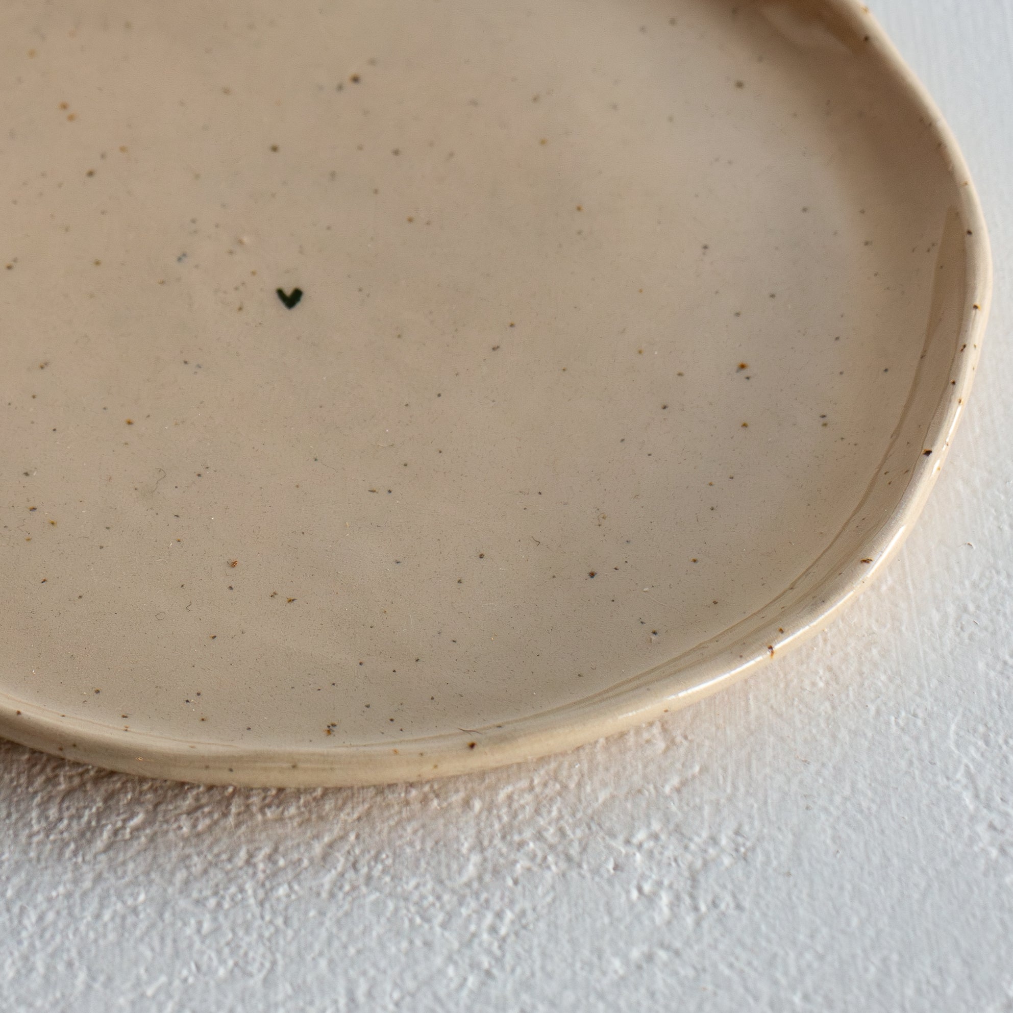 Agathe Ceramics Side Plate - White Speckle