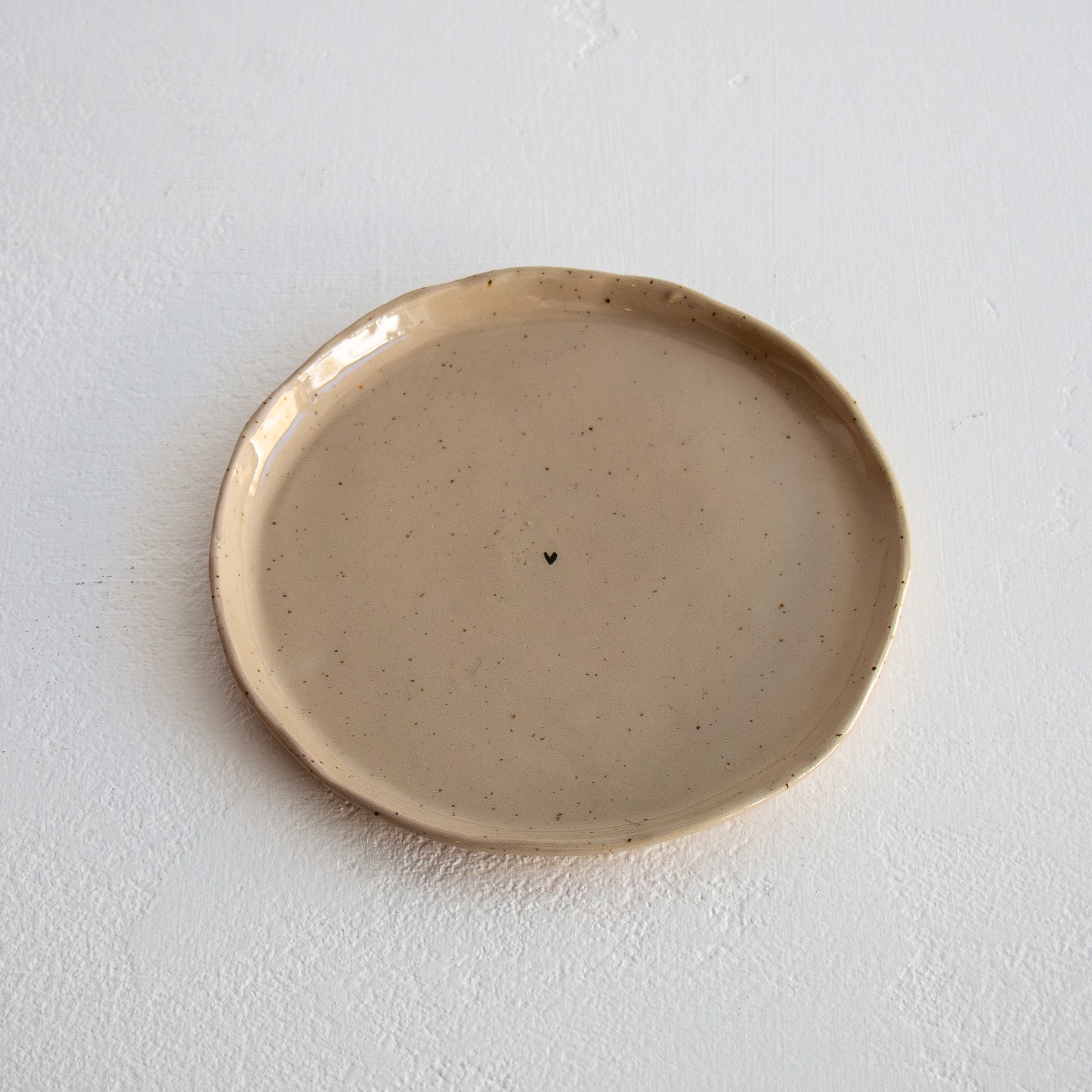 Agathe Ceramics Side Plate - White Speckle